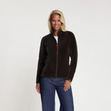 MGO Leisure Wear MGO Holly Dames - Outdoorvest - Fleece - Donkerbruin