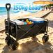 Chariot multifonctionnel pliable avec roues pivotantes à 360°