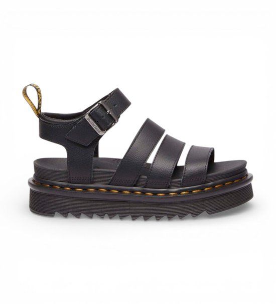 Dr. Martens Blaire Athena Leren Sandalen Zwart