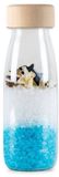 Petit Boum - Babyspeelgoed sensorische fles met geluid - Blauw