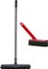 Benson Bezem en borstel set - Rubber - Rood/Grijs - schoonmaakset