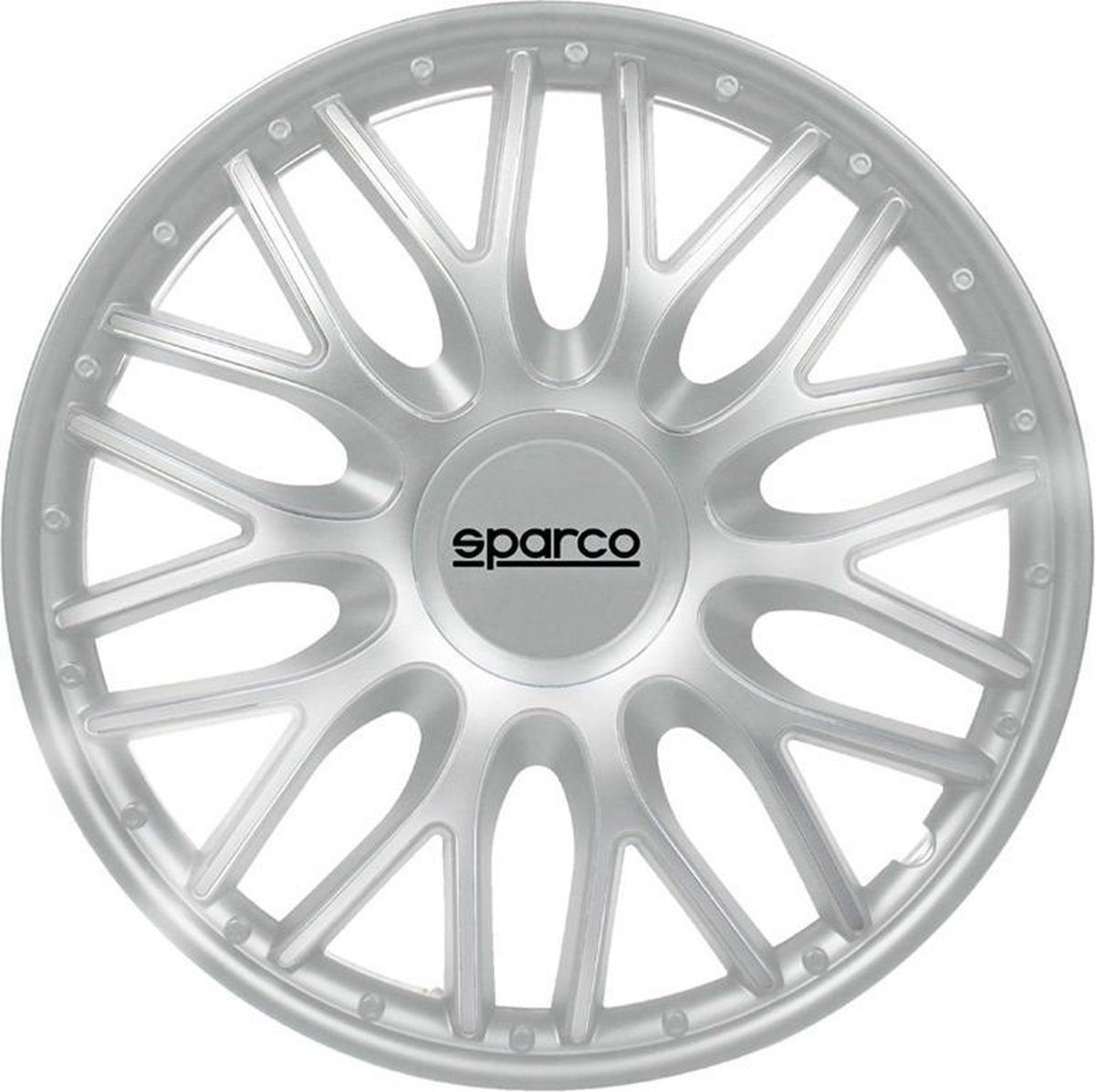 Sparco Wieldoppenset Roma 13-inch zilver