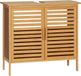 Kleankin meuble de salle de bain en bambou, 66x29x61,5 cm, bois naturel
