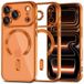 Tech-Protect iPhone 17 Pro MagFlex Hoesje - MagSafe Compatibel - Transparant/Cosmic Orange