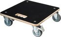 Nature Plant Trolley with Wheels - Black - 38x38x12.5cm