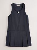 Next - Meisjes - Schooljurk met standaard pasvorm en rits aan de voorkant - Navy Blue