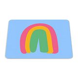 Bonamaison, Rechthoek Pop Art Digital bedrukte muismat, antislip onderkant, voor kantoor en thuis, grootte: 22x18 cm
