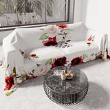 PETTI Artigiani Italiani - Sprei voor eenpersoonsbed, lente, zomer, lichte deken, eenpersoonsbed, sprei, bloemenpatroon 07, 100% Made in Italy
