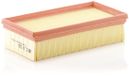 MANN-FILTER U.P.F. DYNEX Luchtfilter Element - Paneelfilter - Motorbescherming - Afmetingen 240 x 121 x 58 mm - Hoogwaardige Filtratie - Beige/Roze