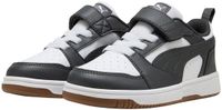 Puma Rebound V6 Lo AC+ PS Sneakers Junior Wit/Donkergrijs
