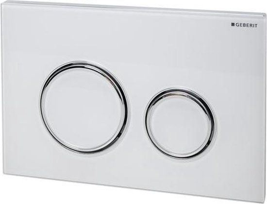 Geberit Sigma 21 - Glas Wit Voor 2-Toets-Spoeling