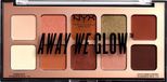 Away NYX Professional Makeup Away We Glow Shadow Palette - Hooked On Glow