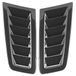 Akozon Auto Kap Vent Scoop Kit Luchtstroom Intake Lamellen Kappen Vents Motorkap Cover voor Focus RS MK2 Stijl(Koolstofvezel)