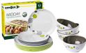 Brunner Space Midday - Melamine serviesset (12 delig) GroenWit