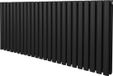 Monster Group BV Radiateur colonne ovale - noir - 600x1440mm - 6440 btu