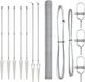 vidaXL Hexagonal Wire Mesh Fence with Stakes 10 x 1.5 m Galvanized Steel
