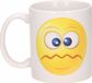 Bellatio Decorations Shoppartners Bv Koffie mok - smile emoticon scheel - 300 ml - keramiek - beker