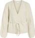 VILA VIKEHLA L/S BELT KNIT CARDIGAN/PB Dames Cardigans S Ecru