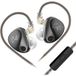 SZSMART Hoofdtelefoon SZSMART kz-castor HIFI gebogen met microfoon (3,5 mm kabel in het oor - versie met lage frequentie)