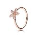 Pandora Damen-Ringe Silber_vergoldet mit '- Ringgröße 58 (18.5) 180932CZ-58