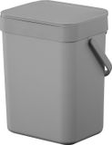 EKO Puro II Food Waste Caddy 5 liter Polypropyleen Grijs