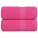 vidaXL - Gastendoekjes - FROGN - 2 - st - 30x50 - cm - 360 - g/m² - roze