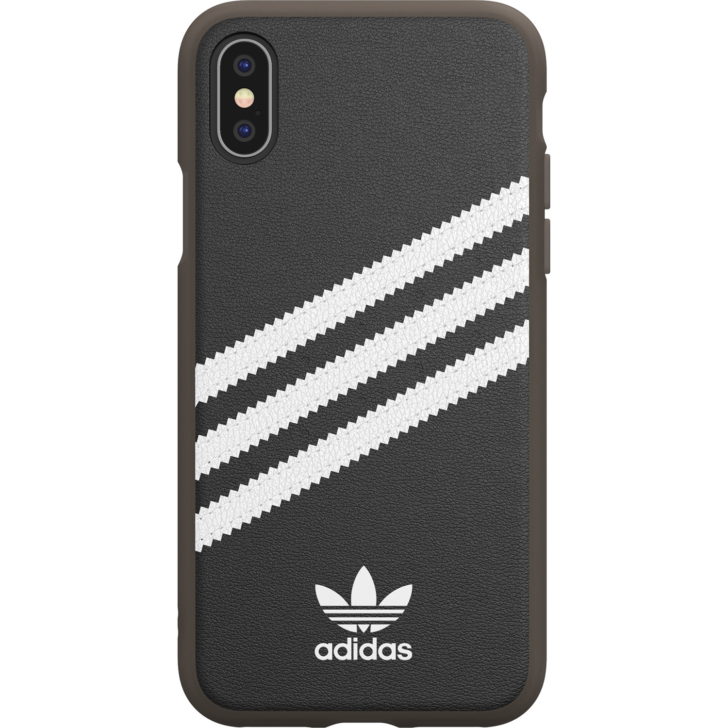 Adidas Backcover voor de iPhone Xs / X - Zwart / Wit