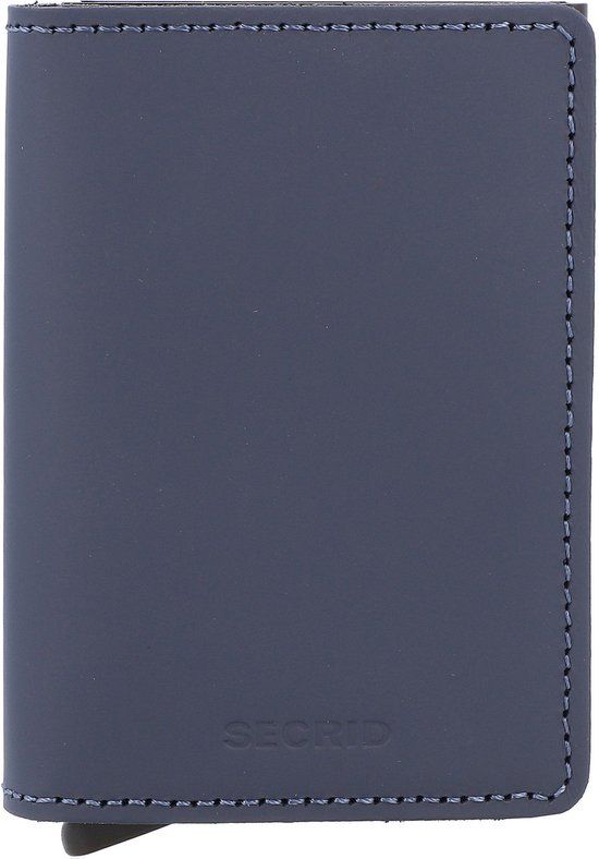 Secrid Slimwallet Matte night blue - Unisex - 6 cards - Blue