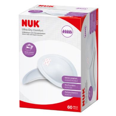 NUK Borstcompressen Ultra Dry Comfort 60 stuks - Wit