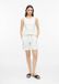 s.Oliver - Short avec ceinture tressée - Femme - Taille 48 - Blanc - Coton