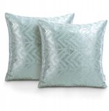 AmeliaHome Navia Sierkussenhoes Mintgroen Blackout Suede Shine 45x45