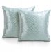 AmeliaHome Navia Sierkussenhoes Mintgroen Blackout Suede Shine 45x45