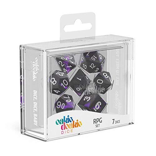 Oakie Doakie Dice ODD500050 RPG dobbelstenen, amethist