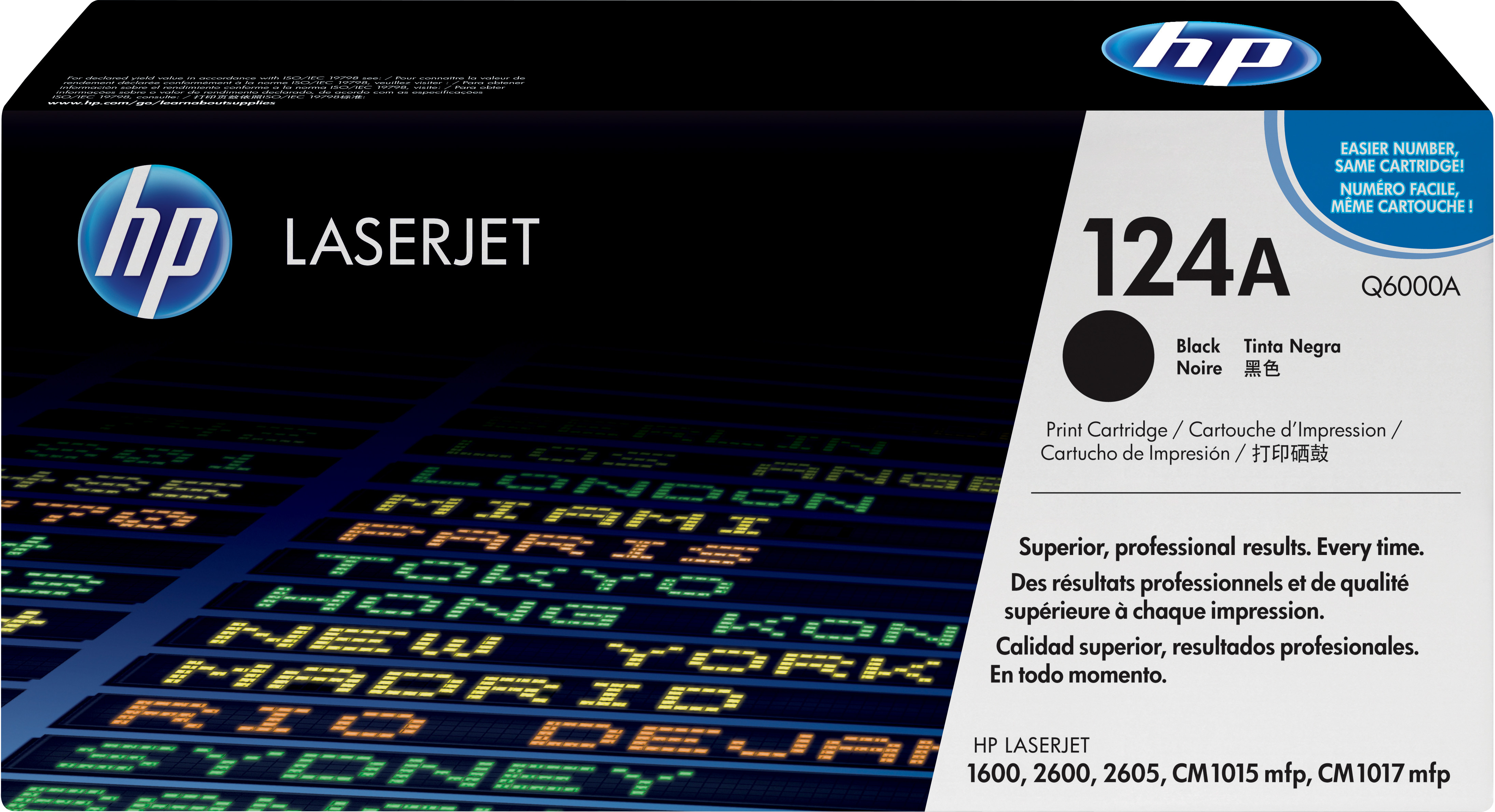 HP   124A originele zwarte LaserJet tonercartridge