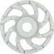 Klingspor DS 600 S disque de ponçage diamant, 115 x 7,2 x 22,23 mm 16 segments 7,2 x 5,5 mm, géométrie spéciale Diamètre 115 mm
