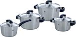 BK Conical Cool - 4-delige pannenset - RVS