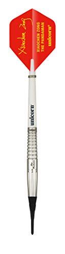 Unicorn Eenhoorn Unisex's Xiaochen Zong Soft Tip Darts, Zilver, 19G