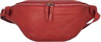 Harold's Leren Schoudertas Submarine Hipbag Red Donkerrood