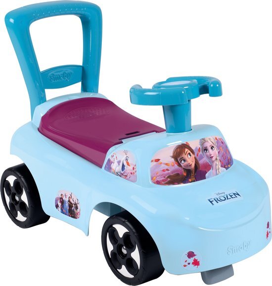 smoby Frozen 720533 - auto - loopfunctie - stuurwiel - voor kinderen vanaf 10 maanden - speelgoedkist