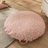 howa Kinderkamer Kussen Vloerkussen Zitkussen "flowers" Ø 80 cm incl. vulling groot rond 87053