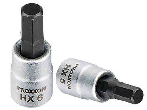 PROXXON 23747 binnenzeskant inzetstuk 5 mm HX5-aandrijving 6,3 mm (1/4 inch)