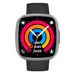 Knauermann NEO 2 (2025) - gezondheidshorloge smartwatch - ECG + HRV-functie - BT Bluetooth - slaapapneu - bloeddruk, zwart, normaal, Casual