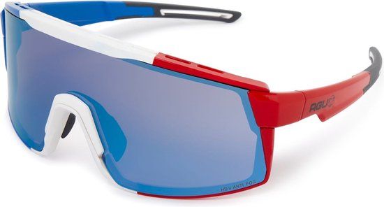 Verve HDII LTD Edition France Fietsbril - Rood - Unisex - Maat 0 - Inclusief extra lens