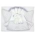 Andy & Helen Beddengoedset voor kinderwagen, geborduurd, hoeslaken met elastieken en kussensloop, grijs