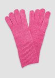 s.Oliver Vrouwen Modieuze handschoenen Roze Polyester Effen