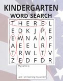 Kindergarten Word Search: Ideal resource for Kindergarten students to practice, recognize, and learn the sight words expected at a Kindergarten level!