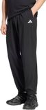 Adidas Sportswear Essentials Small Logo Stanford Lichte Woven Tapered Cuffed Broek - Heren - Zwart