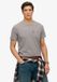 Superdry Classic Essential T-shirt met Zak Heren S Katoen Ronde Hals Korte Mouw Regular Fit Effen Casual