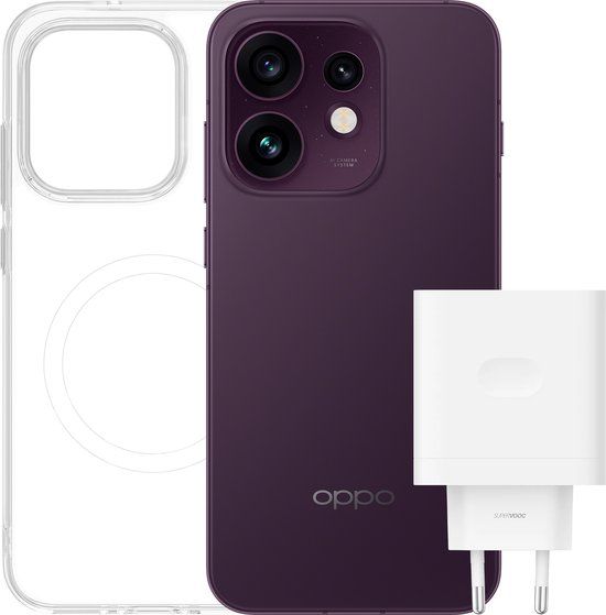 OPPO Reno16 5G Purple Black Box 16,1 cm (6.32") Dual SIM Android 16.0 USB Type-C 8 GB 512 GB 6000 mAh Paars