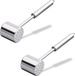 2x maillet de viande en acier inoxydable sans marque